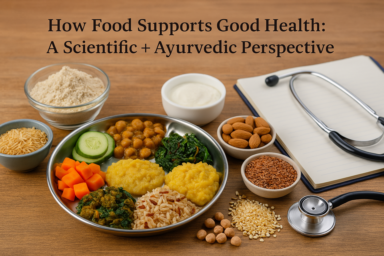 How Food Supports Health – A Scientific & Ayurvedic Perspective