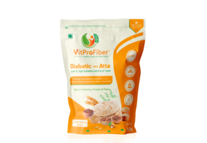 Diabetic Care Atta Front Packaging - VitProFiber